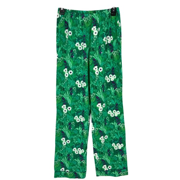 Bed Head PJs Forever Floral Classic Stretch Jersey PJ Set Green Purple Size XS - Picture 7 of 14